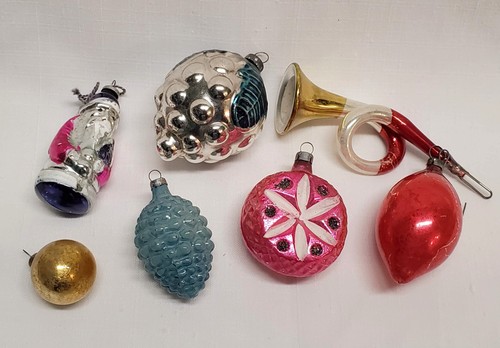 Vintage glass christmas - vintage,