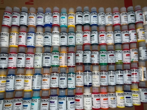 Golden fluid acrylic colors - acrylic,