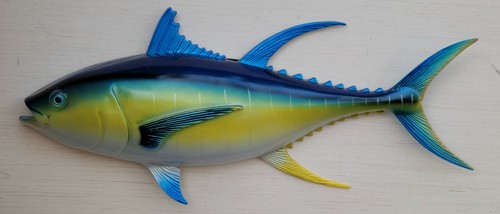 Blue fin tuna hand - painted, 28"