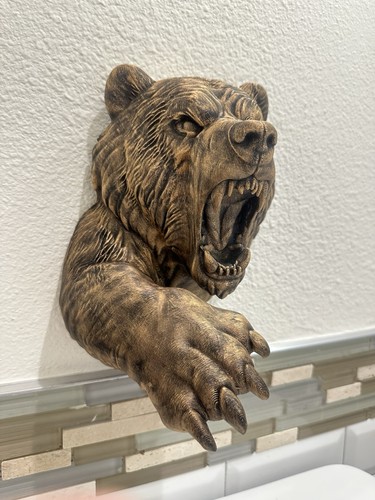 Hand painted grizzly - painted,