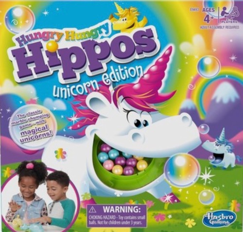 Hungry hippos unicorn edition - hippos,