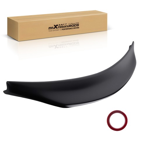 Black painted trunk wing - black,