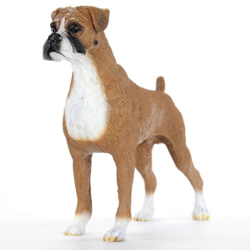 Boxer figurine hand painted - boxer,