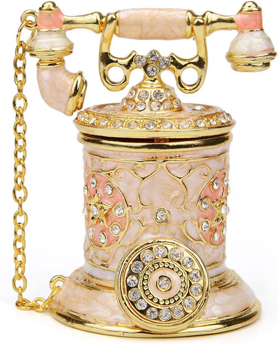 Vintage telephone trinket box - telephone,