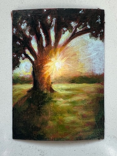 Signed original miniature - original,