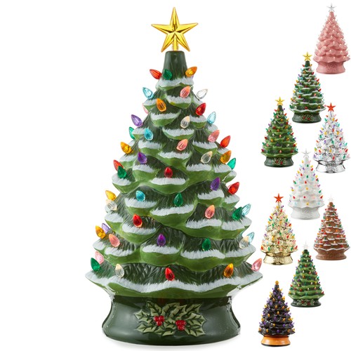 Pre lit ceramic - ceramic, christmas