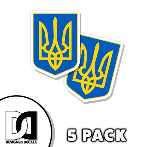 Ukraine coat arms sticker - ukraine,