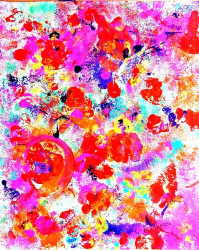 Abstract art original modern - original,