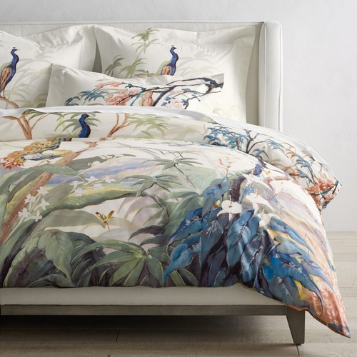 Duvet cover shams painted - duvet,