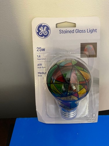 New stained glass light - ge,