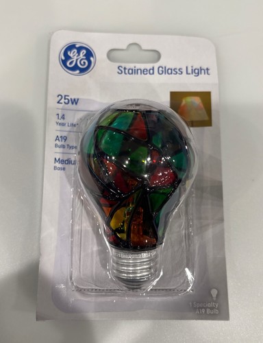 New stained glass 25w hand - ge,
