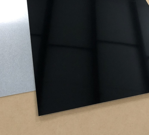 050 black painted aluminum - .050",