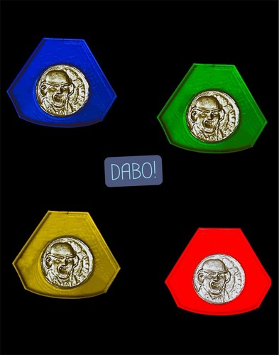 Gold quark faced - faced, dabo