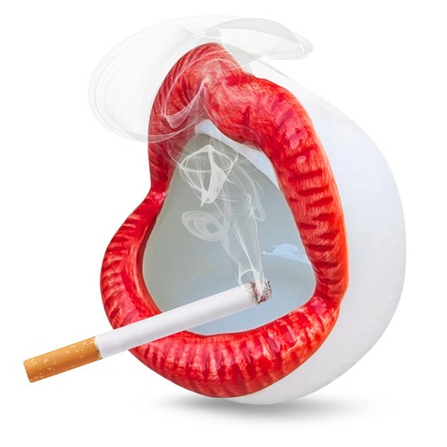 Ceramic hand painted lip - ceramic,