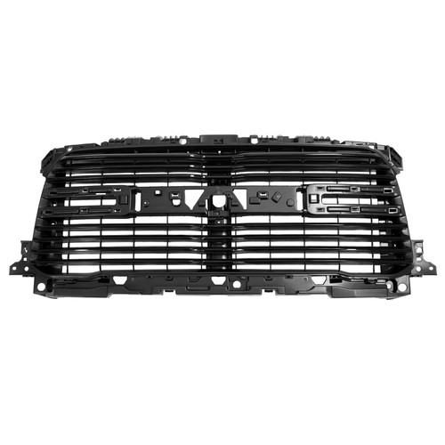 Front painted bumper grille - front,
