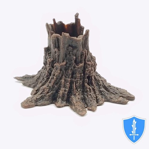 Short tree stump - tree, monster