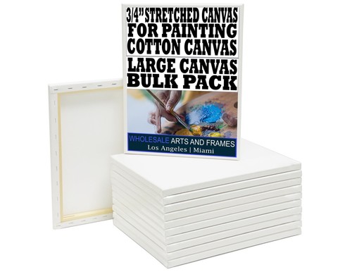 Stretched artist cotton - 3/4",